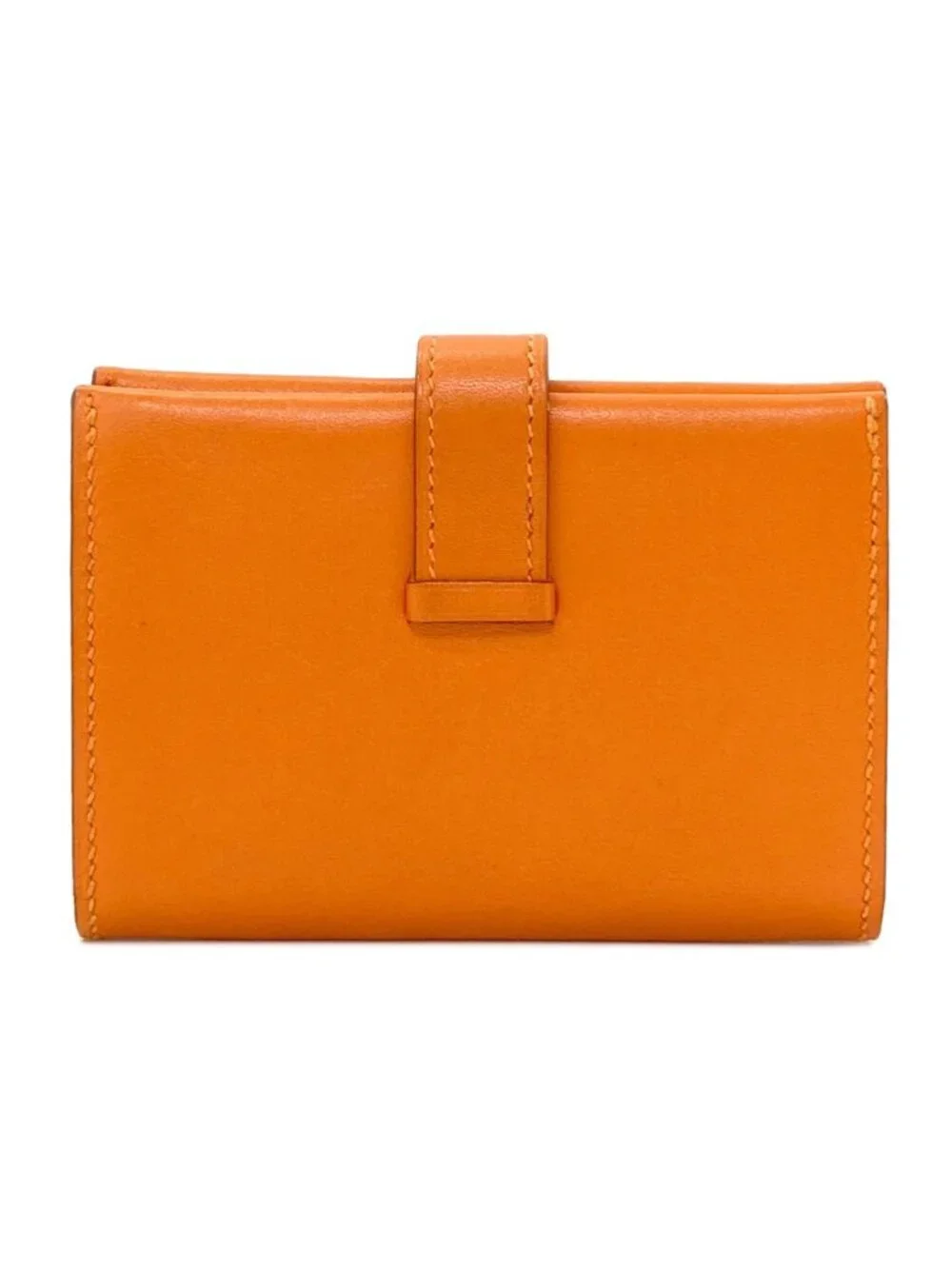 Hermes Bearn Gold Card Case Calfskin